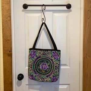 Authentic Mexican Embroidered Shoulder Bag